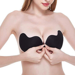 Invisible Push Up Bra Backless Strapless Bra Seamless Front Closure Bralette Underwear