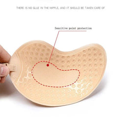 Invisible Push Up Bra Backless Strapless Bra Seamless Front Closure Bralette Underwear